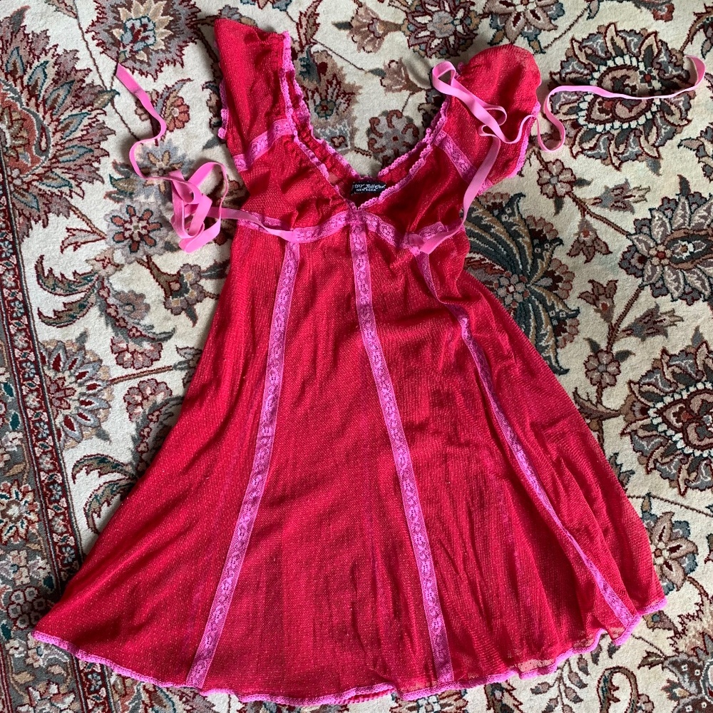 Betsey Johnson Sheer Dress